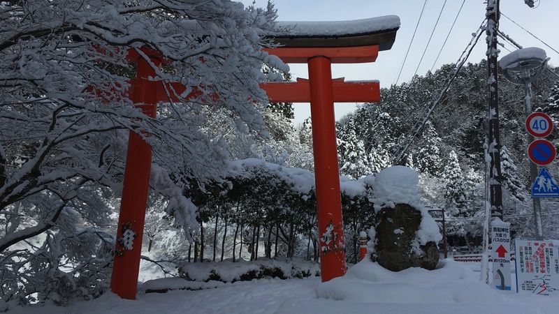 貴船神社の一の鳥居(Ichi-no-torii gate of the Kifune-jinja Shrine)