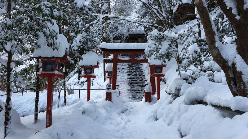 貴船神社の北参道(North approach of the Kifune-jinja Shrine)