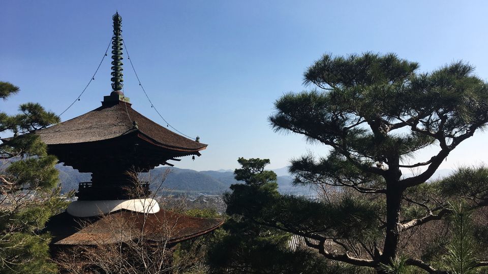 常寂光寺の多宝塔(Taho-to pagoda of Jojakko-ji)