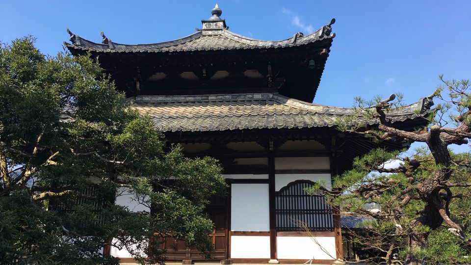 鹿王院の舎利殿(Shari-den hall of the Rokuo-in Temple)