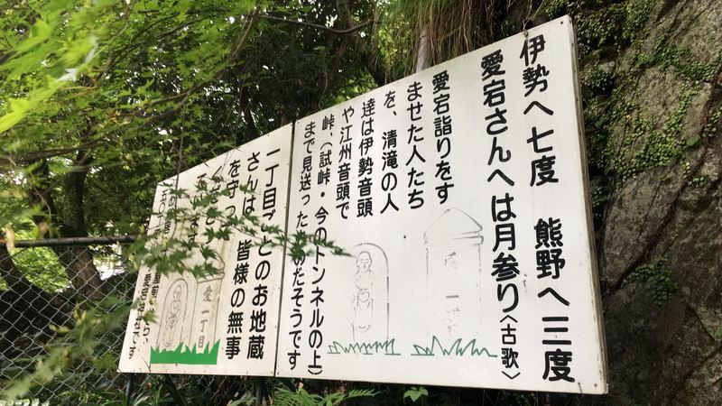 愛宕神社の案内看板(Signboard of Atago-jinja Shrine)