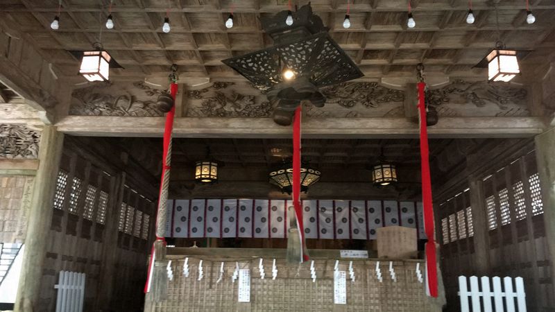 愛宕神社の本殿(Hon-den Hall of Atago-jinja Shrine)